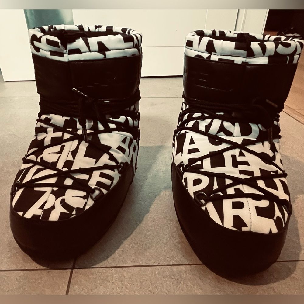 2 Item Bundle Gucci Sunglasses - Karl Lagerfeld Boots - Sz 6 - Y2K Ski Boots